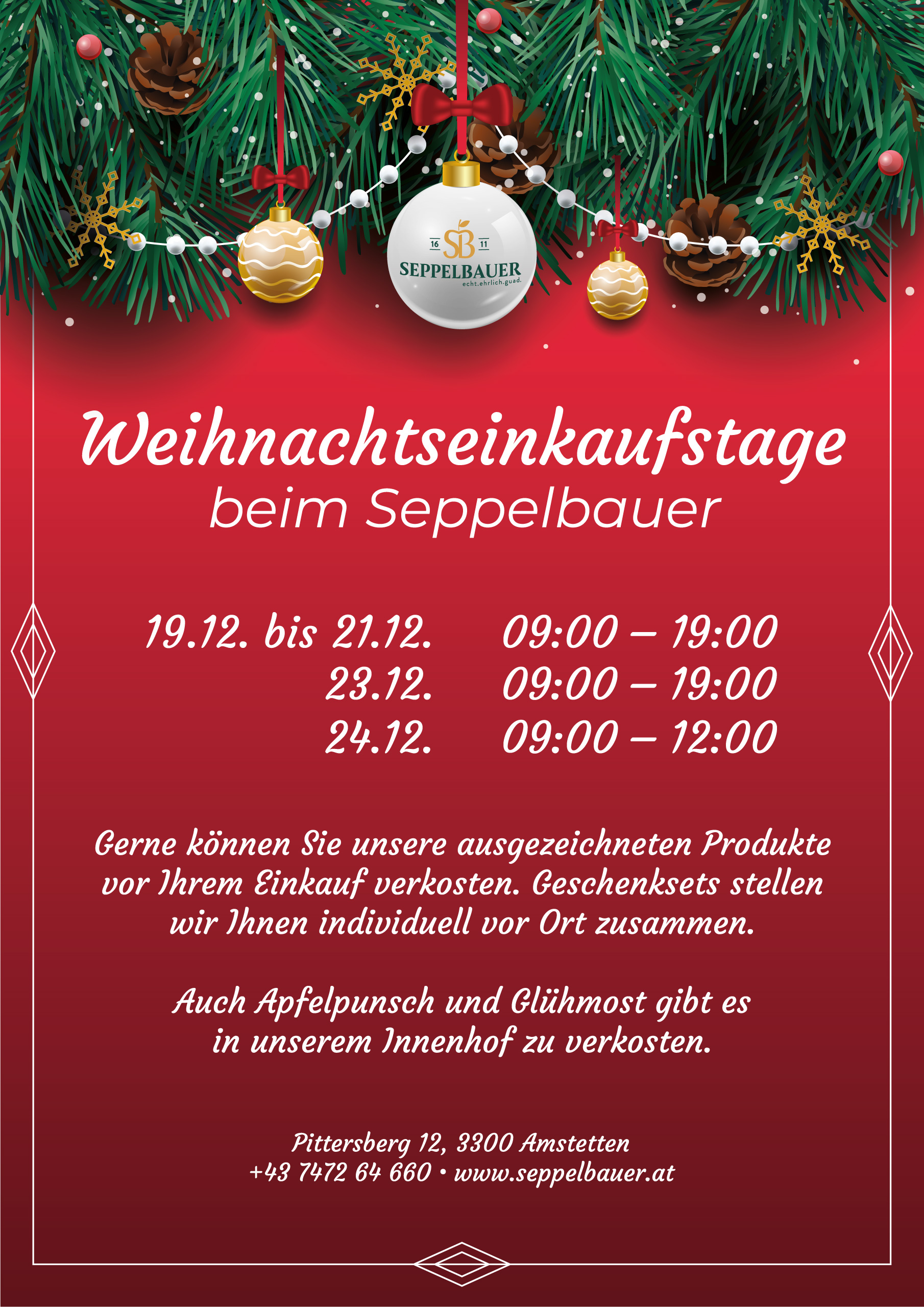 Weihnachtseinkaufstage 2024